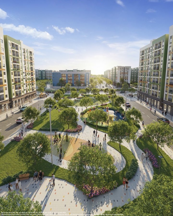 Phối cảnh đường nội khu