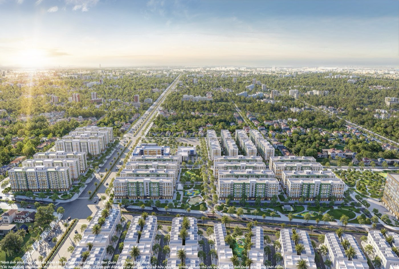Phối cảnh tổng thể dự án